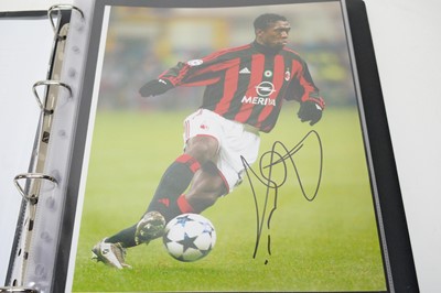 Lot 489 - A collection of signed photographs of European footballers