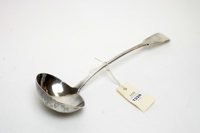 Lot 1228 - A George III silver ladle, by Solomon Hougham, Solomon Royes & John East Dix