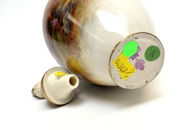 Lot 866 - Royal Worcester vase by Harry Stinton A/F