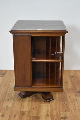 Lot 15 - Edward Cross, Oxford: a mahogany revolving bookcase, c1900
