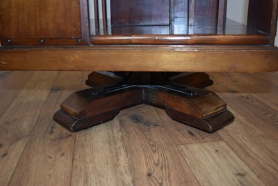 Lot 15 - Edward Cross, Oxford: a mahogany revolving bookcase, c1900