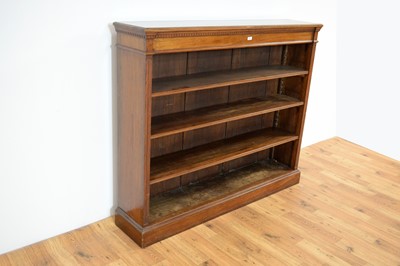 Lot 29 - A late 19th Century mahogany open-faced bookcase