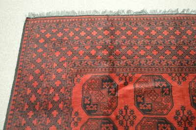 Lot 63 - An Afghan carpet