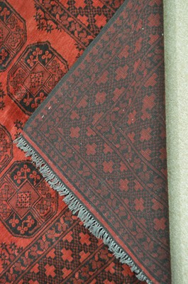 Lot 63 - An Afghan carpet