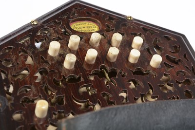 Lot 708 - Lachenal 20 button Anglo system concertina