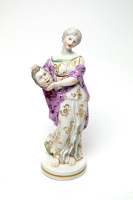 Lot 904 - Dresden figure of Melpomene