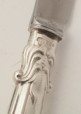 Lot 280 - A part service of silver flatware and cutlery
