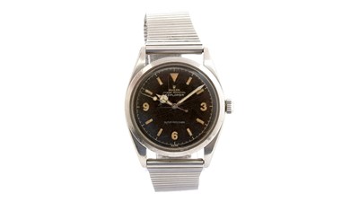 Lot 548 - Rolex Oyster Perpetual Explorer: a steel cased automatic wristwatch