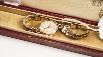 Lot 490 - Tudor Royal: a 9ct yellow gold cased lady's manual-wind cocktail watch