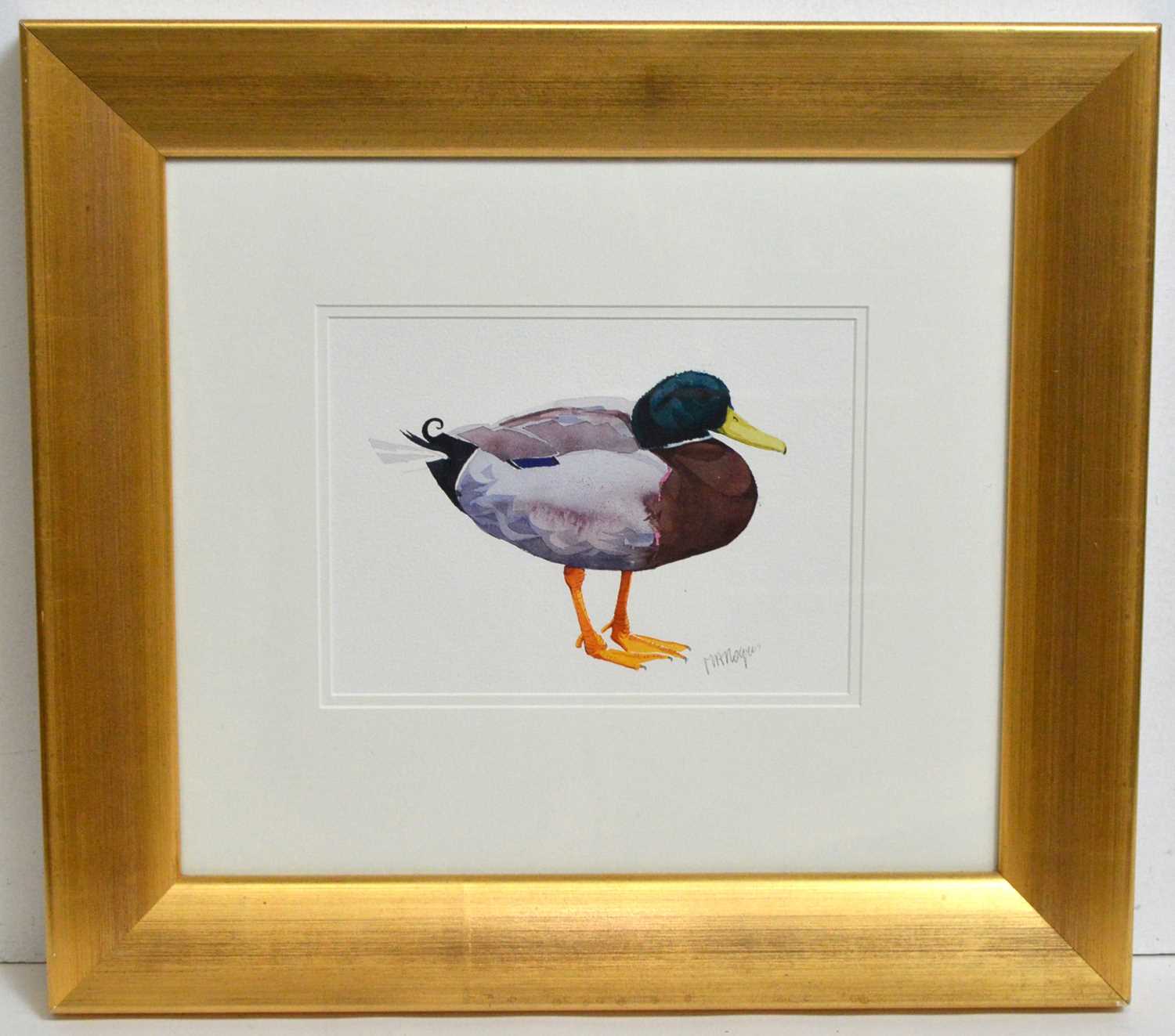 Lot 637 - Mary Anne Rogers - Mallard Drake | watercolour