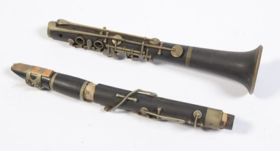 Lot 717 - A blackwood clarinet