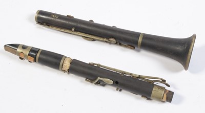 Lot 717 - A blackwood clarinet