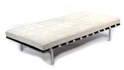 Lot 35 - After Mies van der Rohe - a large contemporary Barcelona style daybed