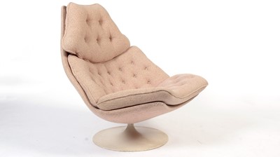 Lot 12 - Artifort by Geoffery Harcourt: A mid-Century swivel lounge chair