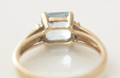 Lot 739 - Two topaz and diamond rings