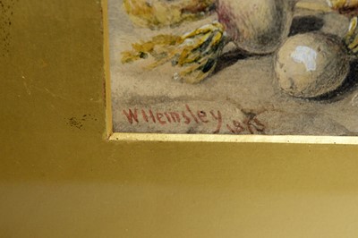 Lot 1038 - William Hemsley - For the Broth | watercolour