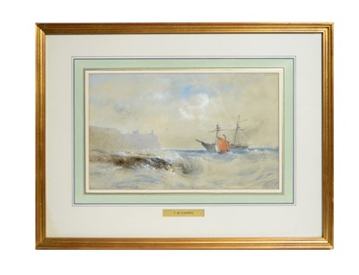 Lot 1047 - Thomas Bush Hardy - The Mouth of the Tyne After a Gale | watercolour