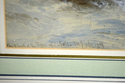 Lot 1047 - Thomas Bush Hardy - The Mouth of the Tyne After a Gale | watercolour