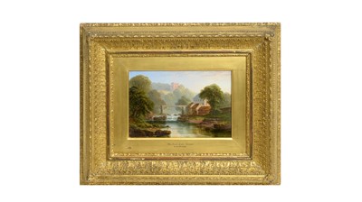 Lot 1165 - George Blackie Sticks - The Devil's Water, Dilston | oil