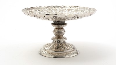 Lot 165 - A Victorian silver tazza or fruit stand
