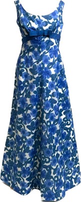 Lot 1164 - A 1960s Jean Allen of London "Flower Power" maxi dress