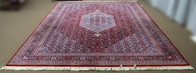 Lot 92 - A Persian Royal Kashan wool rug