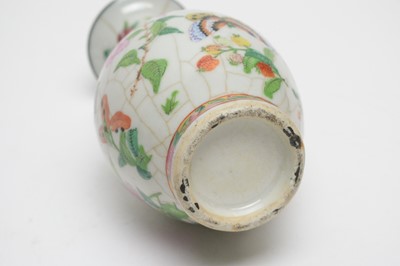 Lot 287 - A Chinese famille rose vase