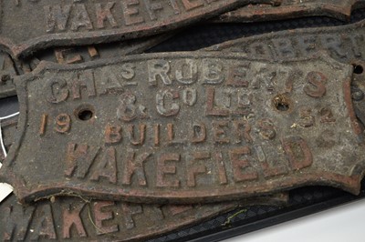 Lot 253 - A collection of 1950s railway wagon signs
