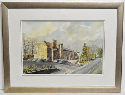 Lot 611 - Alan Reed - Two Views of Ponteland | watercolour