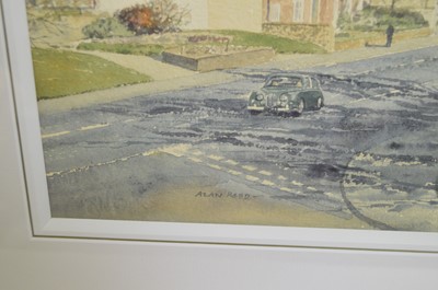 Lot 611 - Alan Reed - Two Views of Ponteland | watercolour