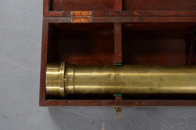 Lot 440 - A 19th Century brass telescope, by Steinheil