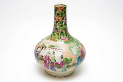 Lot 817 - Two Canton vases