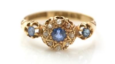 Lot 1062 - An Edwardian spinel and diamond ring