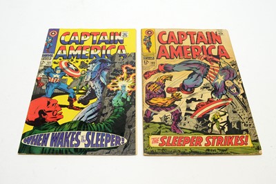 Lot 101 - Captain America, No's. 101 and 102 by Marvel Comics