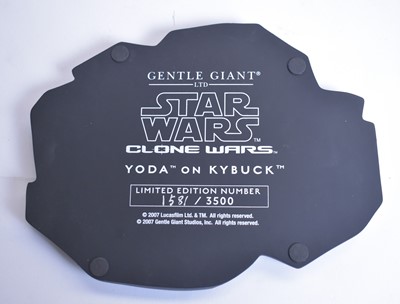 Lot 282 - Gentle Giant Ltd. Star Wars Animated Yoda and Luke Skywalker Maquettes.