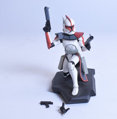 Lot 286 - Gentle Giant Ltd. Star Wars General Grievous and Arc Trooper Clone Wars Maquettes.