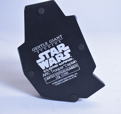 Lot 286 - Gentle Giant Ltd. Star Wars General Grievous and Arc Trooper Clone Wars Maquettes.