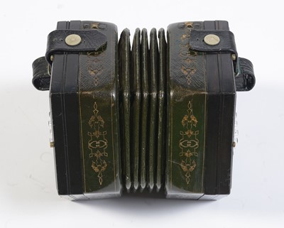 Lot 310 - A 48 button English system concertina