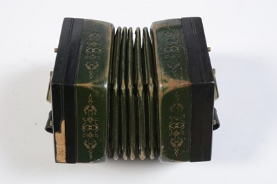 Lot 707 - A 48 button English system concertina