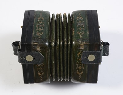 Lot 310 - A 48 button English system concertina