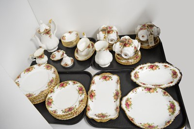 Lot 247 - A Royal Albert ‘Old Country Roses’ pattern tea and dinner service