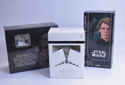 Lot 299 - A collection of Star Wars figures by various makers.