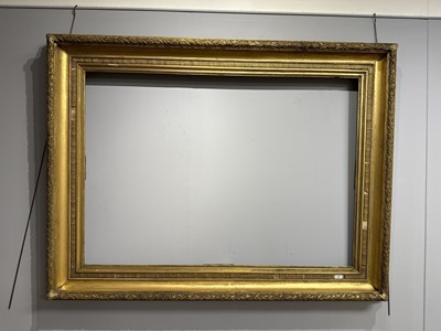 Lot 425 - A 19th Century pair of gilt picture frames