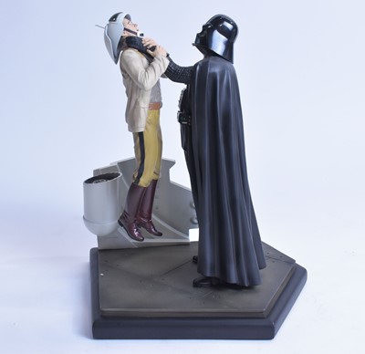 Lot 306 - Sideshow Collectibles Luke Skywalker Figure and Diplomatic Mission Diorama.