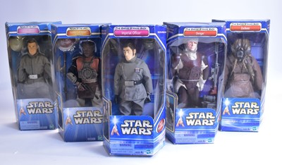 Lot 314 - A collection of Hasbro Star Wars Poseable Figures.