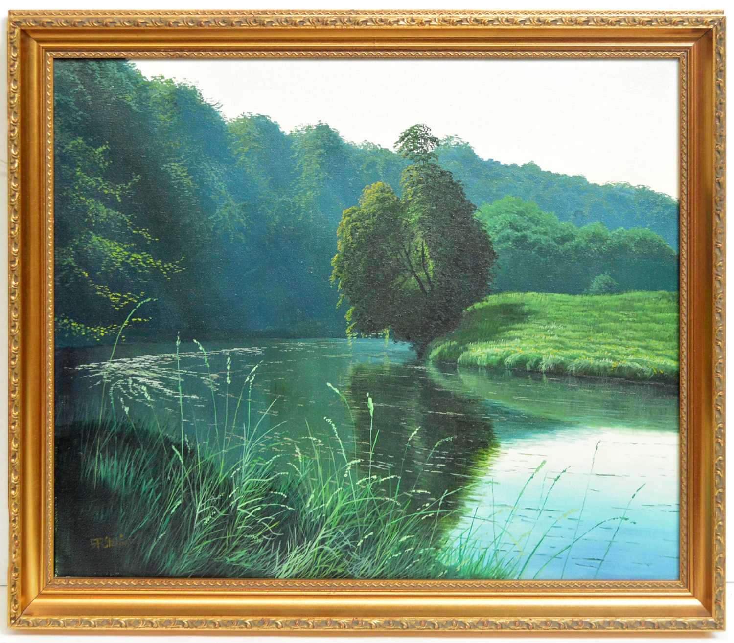 Lot 665 - Robert Richie - A Summers Day | oil