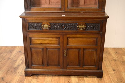 Lot 41 - An Edwardian mahogany glazed bookcase