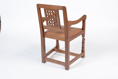 Lot 1337 - Robert 'Mouseman' Thompson (of Kilburn): A set of six 1950's oak dining chairs