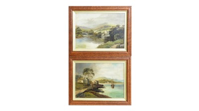 Lot 1184A - Walter Linsley Meegan - A pair of Lakeland views | oil