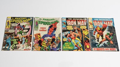 Lot 203 - Iron Man and Spider-Man Comics by Marvel